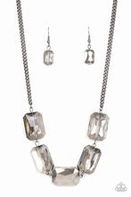 Load image into Gallery viewer, Heard It On The HEIR-Waves Black Necklace - Paparazzi Accessories
