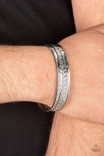 Load image into Gallery viewer, Hot on the TRAILBLAZER Silver Bracelet - Paparazzi Accessories
