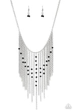 Load image into Gallery viewer, First Class Fringe Black Necklace - Paparazzi Accessories
