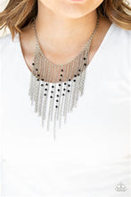 Load image into Gallery viewer, First Class Fringe Black Necklace - Paparazzi Accessories
