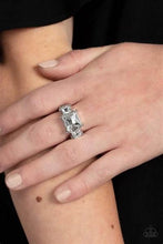 Load image into Gallery viewer, Treasured Twinkle White Ring - Paparazzi Accessories
