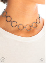 Load image into Gallery viewer, Retro Metro Black Choker - Paparazzi Accessories
