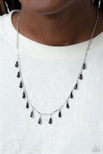 Load image into Gallery viewer, Drop Dead Dance Black Necklace - Paparazzi Accessories
