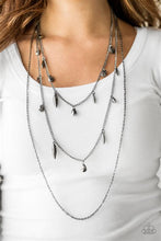 Load image into Gallery viewer, Bravo Bravado Black Necklace - Paparazzi Accessories
