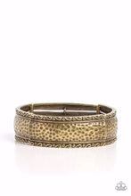 Load image into Gallery viewer, Textile Tenor Brass Bracelet - Paparazzi Accessories
