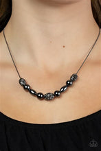 Load image into Gallery viewer, Space Glam Black Necklace - Paparazzi Accessories
