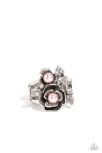 Load image into Gallery viewer, Fine-BLOOMING Pink Ring - Paparazzi Accessories
