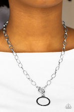 Load image into Gallery viewer, All In Favor Black Necklace - Paparazzi Accessories
