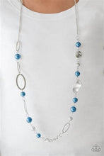 Load image into Gallery viewer, All About Me Blue Necklace - Paparazzi Accessories
