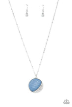 Load image into Gallery viewer, Oceanic Eclipse Blue Necklace - Paparazzi Accessories
