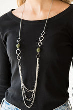 Load image into Gallery viewer, Margarita Masquerades Green Necklace - Paparazzi Accessories
