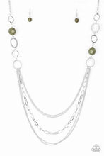 Load image into Gallery viewer, Margarita Masquerades Green Necklace - Paparazzi Accessories
