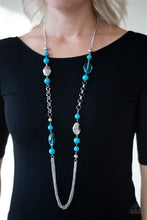 Load image into Gallery viewer, Marina Majesty Blue Necklace - Paparazzi Accessories

