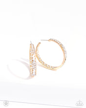 Load image into Gallery viewer, GLITZY by Association Gold Earrings - Paparazzi Accessories
