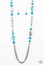 Load image into Gallery viewer, Marina Majesty Blue Necklace - Paparazzi Accessories
