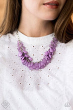 Load image into Gallery viewer, Colorfully Clustered Purple Necklace - Paparazzi Accessories
