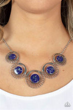 Load image into Gallery viewer, Elliptical Effervescence Purple Necklace - Paparazzi Accessories
