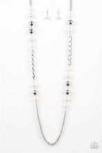 Load image into Gallery viewer, Uptown Talker White Necklace - Paparazzi Accessories
