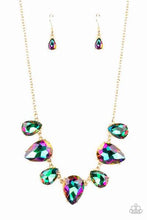 Load image into Gallery viewer, Otherworldly Opulence Gold Necklace - Paparazzi Accessories
