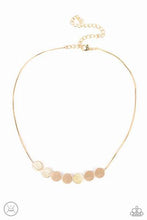 Load image into Gallery viewer, Slimmer Glimmer Gold Choker - Paparazzi Accessories
