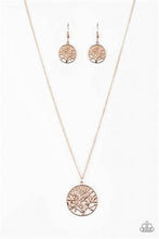 Load image into Gallery viewer, Save The Trees Rose Gold Necklace - Paparazzi Accessories
