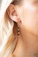 Load image into Gallery viewer, Fierce in Fringe Gold Necklace - Paparazzi Accessories
