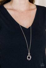 Load image into Gallery viewer, Timeless Trio Gold Necklace - Paparazzi Accessories
