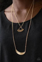 Load image into Gallery viewer, Tribal Trek Gold Necklace - Paparazzi Accessories
