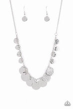 Load image into Gallery viewer, CHIME Warp Silver Necklace - Paparazzi Accessories
