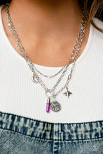Load image into Gallery viewer, Notable Navigator Purple Necklace - Paparazzi Accessories
