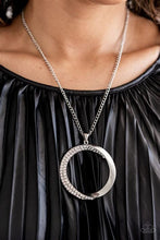 Load image into Gallery viewer, Encrusted Elegance White Necklace - Paparazzi Accessories
