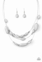 Load image into Gallery viewer, Radiant Reflections Silver Necklace - Paparazzi Accessories
