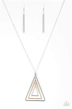 Load image into Gallery viewer, TRI Harder Silver Necklace - Paparazzi Accessories
