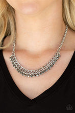 Load image into Gallery viewer, Glow and Grind Silver Necklace - Paparazzi Accessories
