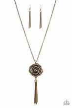 Load image into Gallery viewer, Rosy Redux Brass Necklace - Paparazzi Accessories
