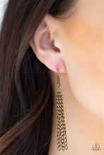 Load image into Gallery viewer, It Will Be Over MOON Brass Necklace - Paparazzi Accessories
