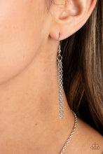 Load image into Gallery viewer, Stamped Sentiment Silver Necklace - Paparazzi Accessories
