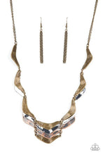 Load image into Gallery viewer, Mixed Metal Mecca Brass Necklace - Paparazzi Accessories
