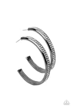 Load image into Gallery viewer, Flash Freeze Black Earrings - Paparazzi Accessories

