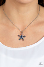 Load image into Gallery viewer, Botanical Ballard Blue Necklace - Paparazzi Accessories
