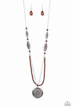Load image into Gallery viewer, Garden of Grace Brown Necklace - Paparazzi Accessories
