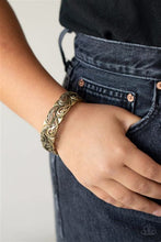 Load image into Gallery viewer, Paisley Portico Brass Bracelet - Paparazzi Accessories
