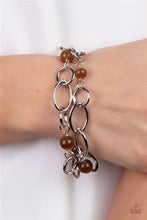 Load image into Gallery viewer, Delightfully Daydreamy Brown Bracelet - Paparazzi Accessories
