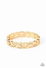 Load image into Gallery viewer, Editor-in-LEAF Gold Bracelet - Paparazzi Accessories
