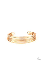 Load image into Gallery viewer, This Girl is on WIRE Gold Bracelet - Paparazzi Accessories
