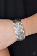 Load image into Gallery viewer, Gorgeously Gypsy Silver Bracelet - Paparazzi Accessories
