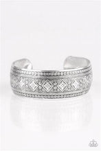 Load image into Gallery viewer, Gorgeously Gypsy Silver Bracelet - Paparazzi Accessories
