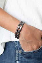 Load image into Gallery viewer, Living Off The GRIT Black Bracelet - Paparazzi Accessories
