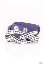 Load image into Gallery viewer, Bring On The Bling Blue Bracelet - Paparazzi Accessories
