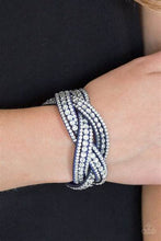 Load image into Gallery viewer, Bring On The Bling Blue Bracelet - Paparazzi Accessories

